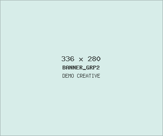 Demo creative for Between results (336x280)